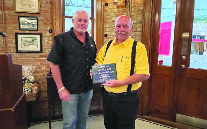 Manuel is named Rotarian of the Year