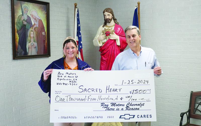 Donation is received