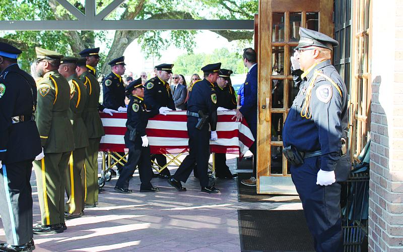 Services are held for fallen deputy marshal
