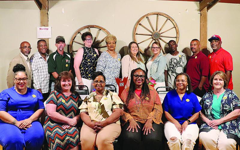 Support personnel are honored