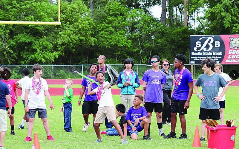 Spring Special Olympics event is held at Basile