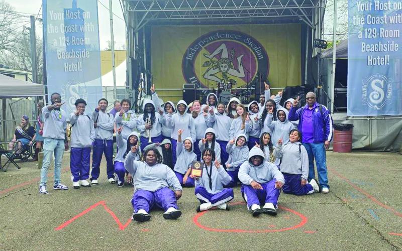 VPHS band performs at festival