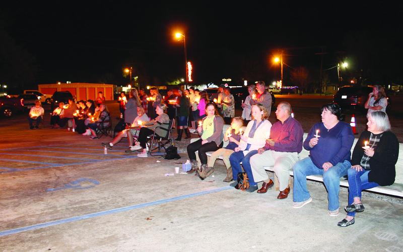 Candlelight vigil is held