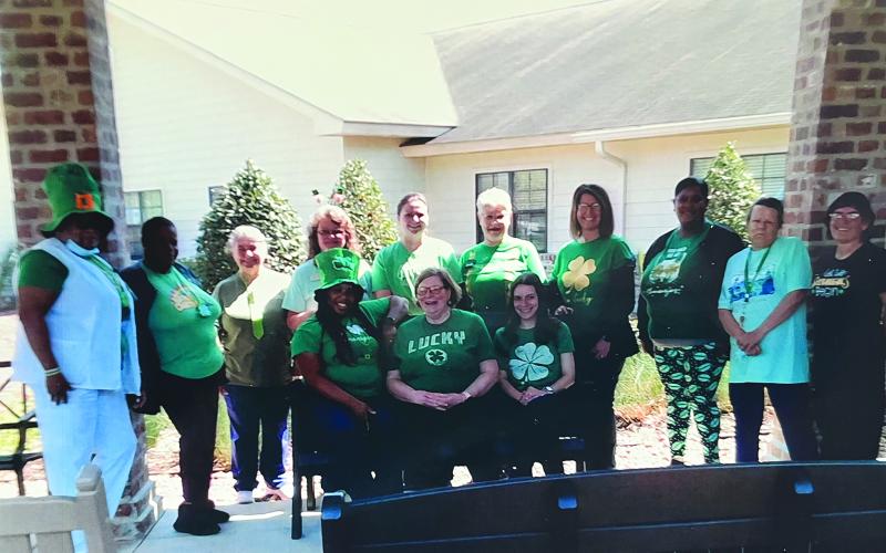 Heritage Manor celebrates St. Patrick’s Day