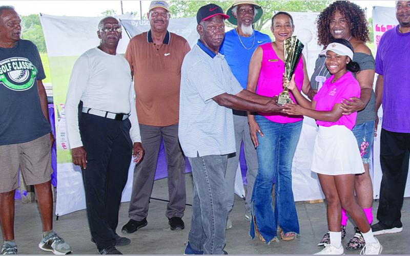Golf instruction is offered at local academy