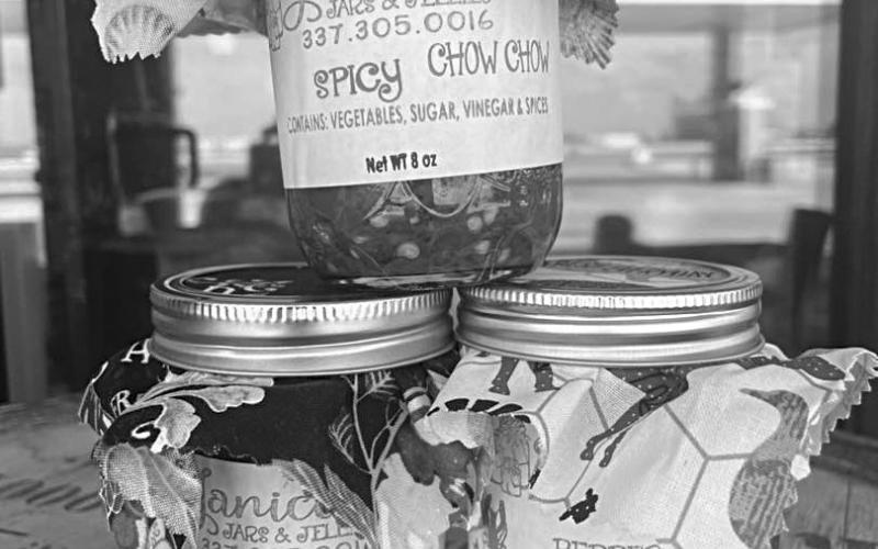 Among some of Janice’s most popular products are Spicy Chow Chow, Purple Hull Jelly, and Crawfish Pepper Jelly.