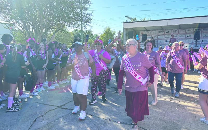Survivors lead annual cancer walk in Mamou