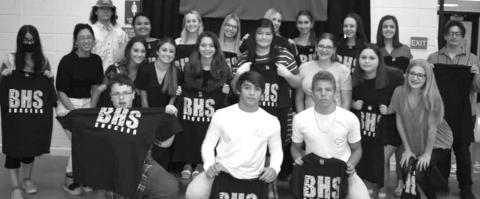 BHS academic t-shirts presented