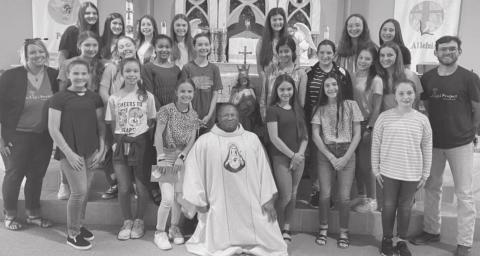 JUNIOR HIGH GIRLS ATTEND RETREAT