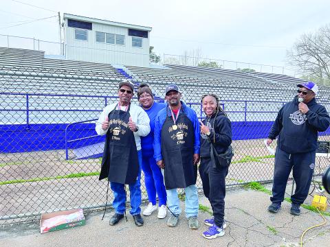 Placing first was the team from Coburn’s in Eunice. Members of the team were Patrick Owens and Ben Williams. (Photo courtesy of Maegan Moore)