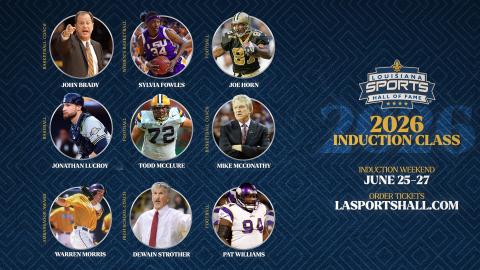LSHOF announces 2026 induction class