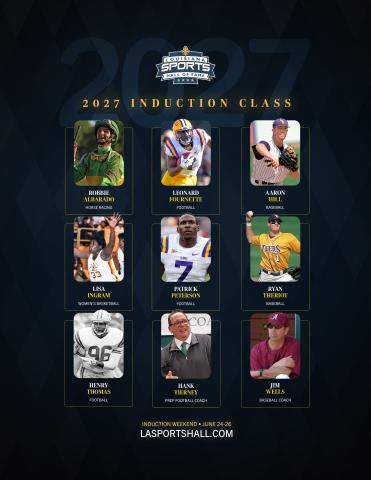 Louisiana Sports Hall of Fame announces star-studded 2027 induction class