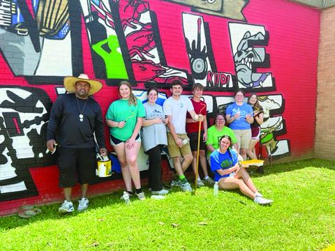 Students lend heads, hearts, hands, and health for work at VP city hall