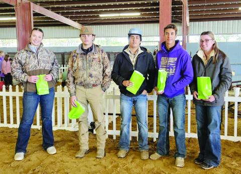 Parish youth participate in livestock program at parish show