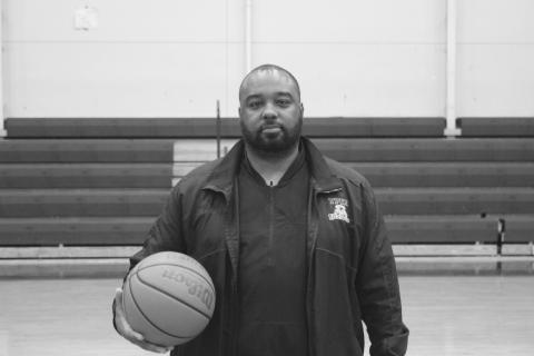 Ville Platte High head basketball coach Launey Coward was selected as the boys’ coach of the year. His team of Bulldogs this past season made it to the state quarterfinals where it lost to Port Allen. (Gazette photo by Rhett Manuel) 