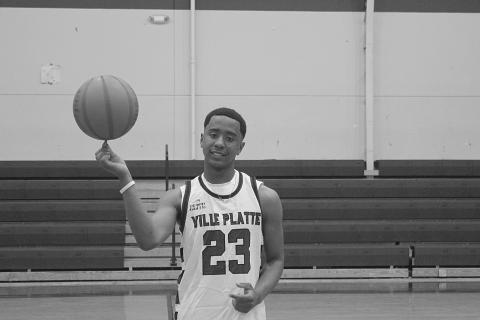 This season’s parish MVP was in serious consideration for the award last season, but was one-upped by Sacred Heart’s Austin Darbonne. With the way cleared, Papillion delivered. He was the district MVP in District 4-3A, and oftentimes carried Ville Platte on his shoulders with his explosive second-half performances. (Gazette photo by Rhett Manuel) 