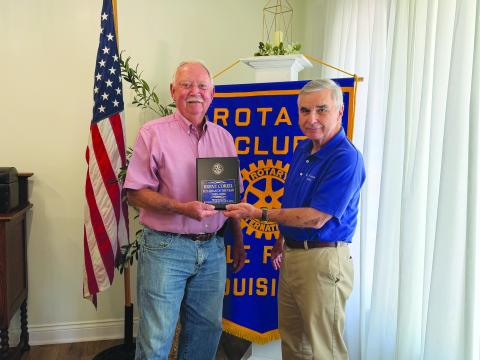 Brent Coreil honored as Rotarian of the Year