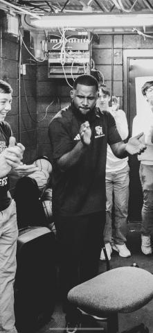 Sacred Heart coach Cody Jones guided his Trojans to a win over Ouachita Christian in the opening round of the playoffs and has been named the boys’ coach of the year in Evangeline Parish after igniting a positive culture in the school’s program. (Photo courtesy of Cody Jones)