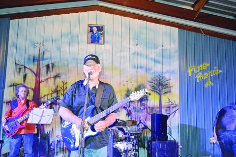 Roy Chaffin, singer of the Swamp Pop tune “You’re So Easy To Love,” is pictured as he performs at the previous Boggy Bayou Festival in 2019. A benefit will now be held on Saturday, August 23, to help cover his medical expenses. (Gazette file photo)