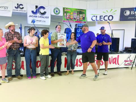 Fred Charlie is honored at festival in Mamou