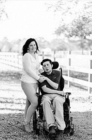 BRAIN INJURY WALK SET - Chasity Monier is in charge of the Traumatic Brain Injury Awareness Walk, which will be held Saturday, March 26. at the “White Elephant.” She is shown with her son, Alexander “Alex” Wilson, who was injured in a tragic accident nearly seven years ago. He was the inspiration for Monier starting the fund raising event. (Photo courtesy of Chasity Monier)