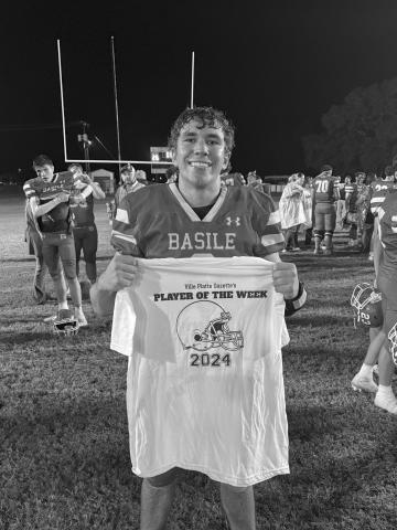 Courville receives Player of the Week shirt