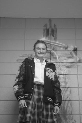 Maci Droddy, of Sacred Heart, hit six home runs and 30 runs batted in on her way to being recognized as the parish’s softball most valuable player. (Gazette photo by Tony Marks) 