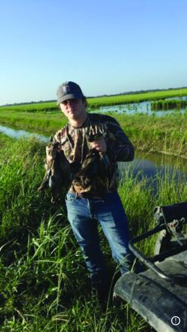 Recent Sacred Heart graduate Dylan McKay is pictured with ducks he killed while on a recent hunt near Miller’s Lake. (Photo courtesy of Dylan McKay)