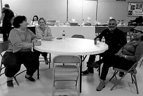 Honored guests were in attendance. From left to right are Rachel LaFleur; Missy Young, wife of Councilman Robin Young; Ricky Fontenot, Mayor of Mamou; and Phyllis Fontenot, Mamou’s First Lady.  