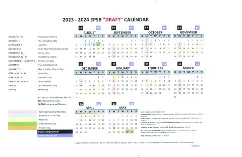 Adjustments are made to school calendar
