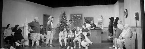 The cast includes Preslea Laird, Allison Reed, Kevin Miller, Josh Faulkner, Waylon Carmouche, Kylan Stevens, Madeline Pitre, Liana Reed, Michael Reed, Makadein Guidry, Dashae Davis, Joshua Carriere, Denise Fusilier, Jace Hebert, Ricci Arnaud. Not pictured: Nathaniel Clark, Evelyn Parker, Kali Poullard. (Photo courtesy of Eunice Players Theatre)
