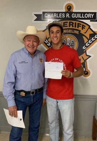 Louisiana Sheriff's Scholarship awarded to Eli Thomas