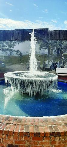 Frozen weather hits parish
