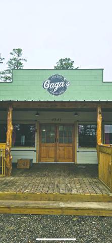Pictured is the front exterior of the new Gaga’s General Store, located on Beaver Road. It is located at the old Leman’s Store location. (Photo submitted)