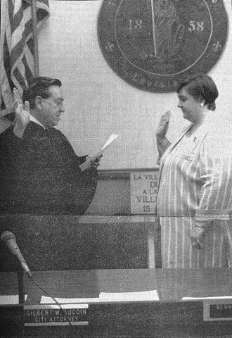 First woman clerk sworn