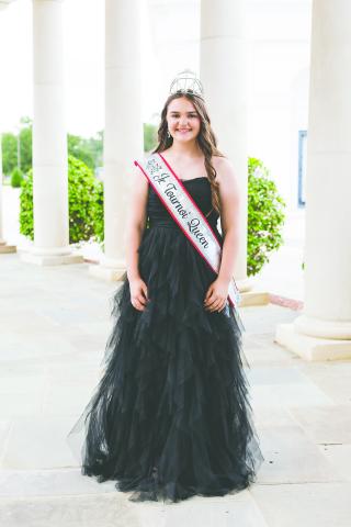 Jr. Miss Tournoi Queen Caydance Marie Childers