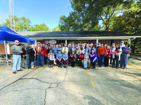 A ribbon cutting was held on Wednesday, November 22, to commemorate the 70th anniversary of KVPI AM/FM in Ville Platte. The owners, past and present employees, and other members of the community are pictured for the special event.
