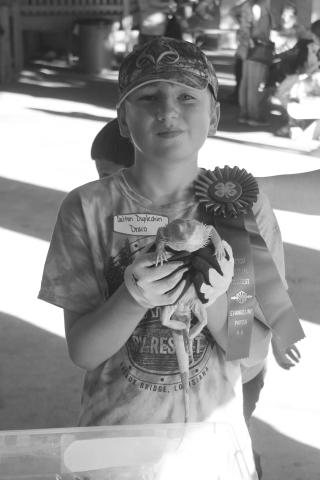 ANY OTHER PETS DIVISION - Dalton Duplechin (BCE) won first place in the most unusual division.