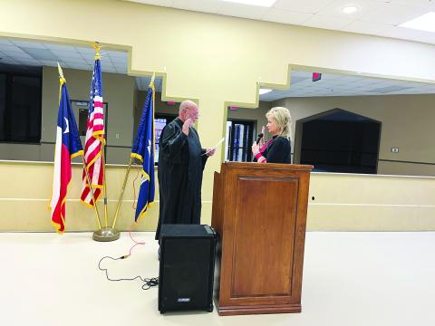 Mamou officials take oaths of office