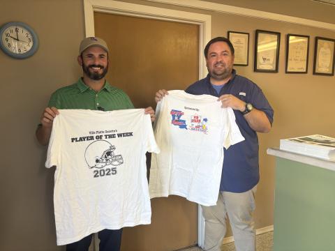 POTW shirts are again donated