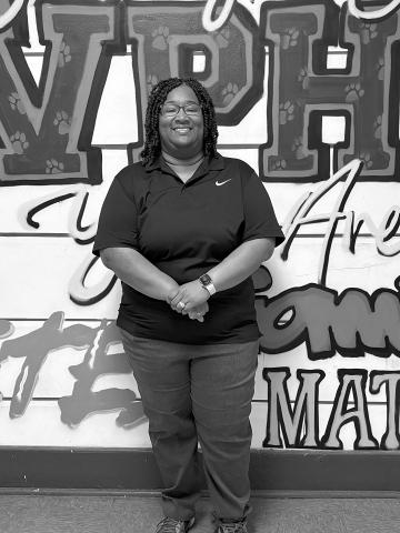 The 2025 Ville Platte Gazette’s coach of the year in girls’ basketball is Rhonda Thomas, of Ville Platte High School. She guided her team to a second round appearance in the playoffs. (Gazette photo by Tony Marks)