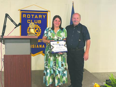 Enicke is named Rotarian of the Year