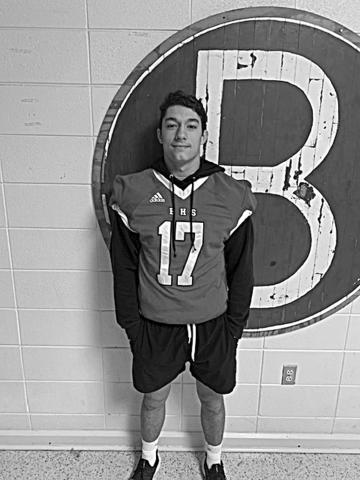 Defensive MVP Luke Fontenot did whatever was asked by the Basile staff. He finished the year with 110 tackles with eight going for a loss. (Gazette photo by Rhett Manuel)