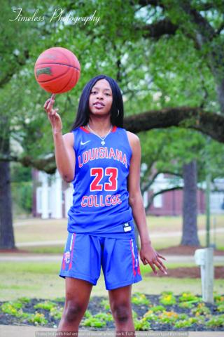 Miya McKinney, of Louisiana Christian University, was named player of the year in the Red River Athletic Conference and was named to the All RRAC First Team. (Photo courtesy of Niki McKinney)