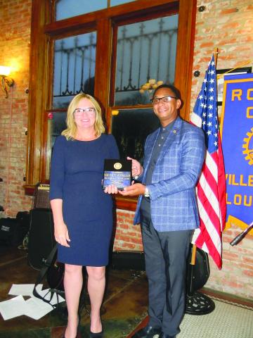 Wenger is named Rotarian of the Year