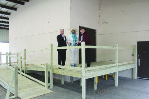 Ramp is donated