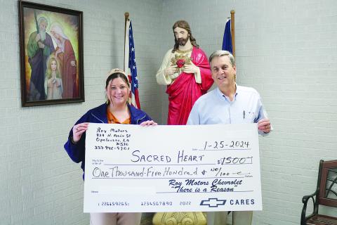 Donation is received