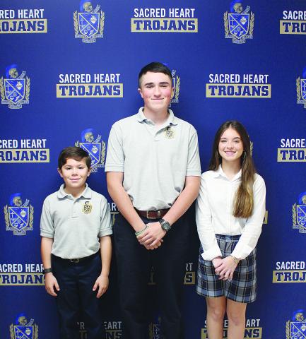 Sacred Heart names  students of the year