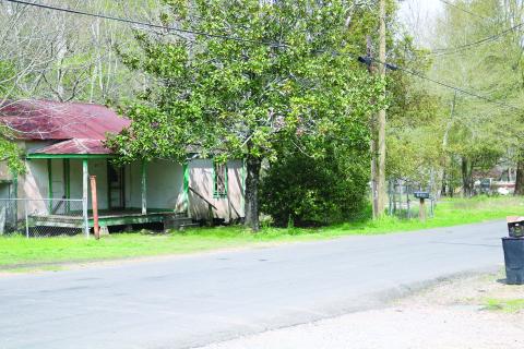 Pictured is the area of Ville Platte where a fatal shooting was reported on Thursday, March 7. (Gazette photo by Tony Marks)