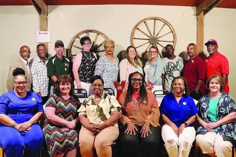 Support personnel are honored